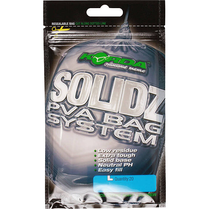 Korda Solidz PVA bags Large 85x110mm 20Bags