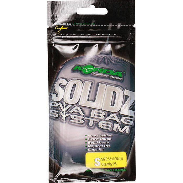 Korda Solidz PVA bags Small 55x100mm 25Bags