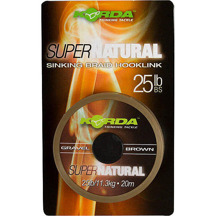 Korda Super Natural Gravel Brown 25lb 20m