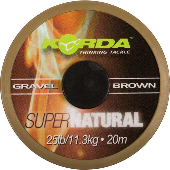 Korda Super Natural Gravel Brown 25lb 20m