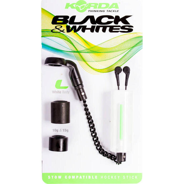 Korda Black & White Bobbins White XL
