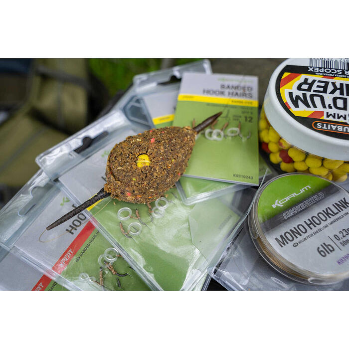 Korum Banded Hook Hairs - Barbed #8