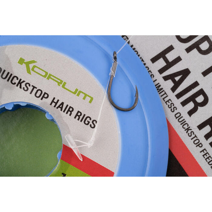 Korum Limitless Quickstop Feeder Hair Rigs 100cm 0.26mm #8