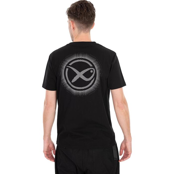 Matrix Large Fade Logo T-Shirt - Black/Grey XL