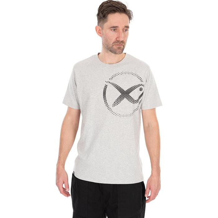 Matrix Large Mesh Logo T-Shirt - Grey XL