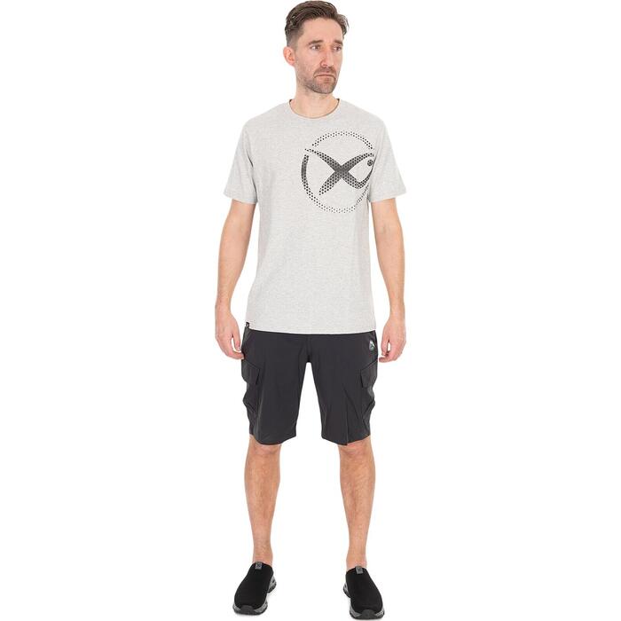 Matrix Large Mesh Logo T-Shirt - Grey XL