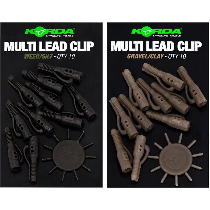 Korda Multi Lead Clip Gravel/Clay