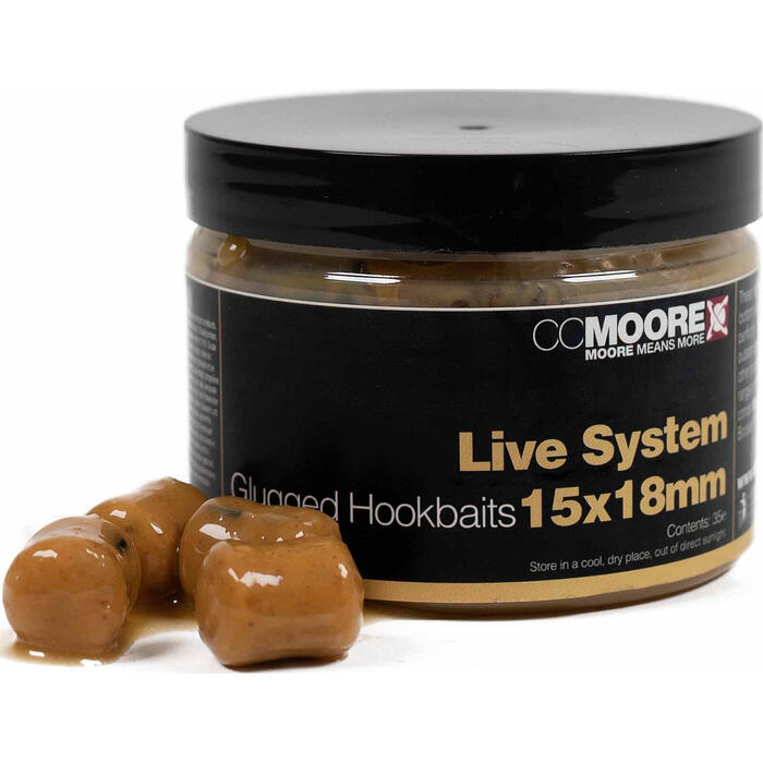 CC Moore Live System Glugged Hookbaits 15X18mm