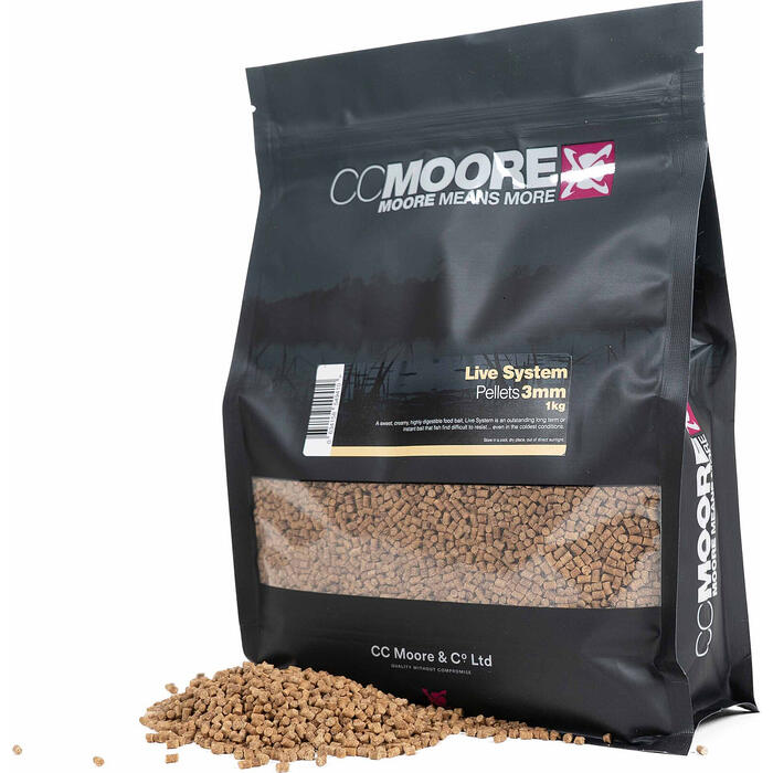 CC Moore Live System Pellets 3mm 1kg