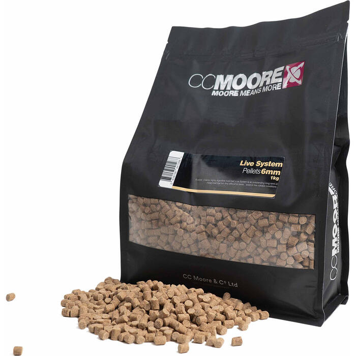 CC Moore Live System Pellets 6mm 1kg