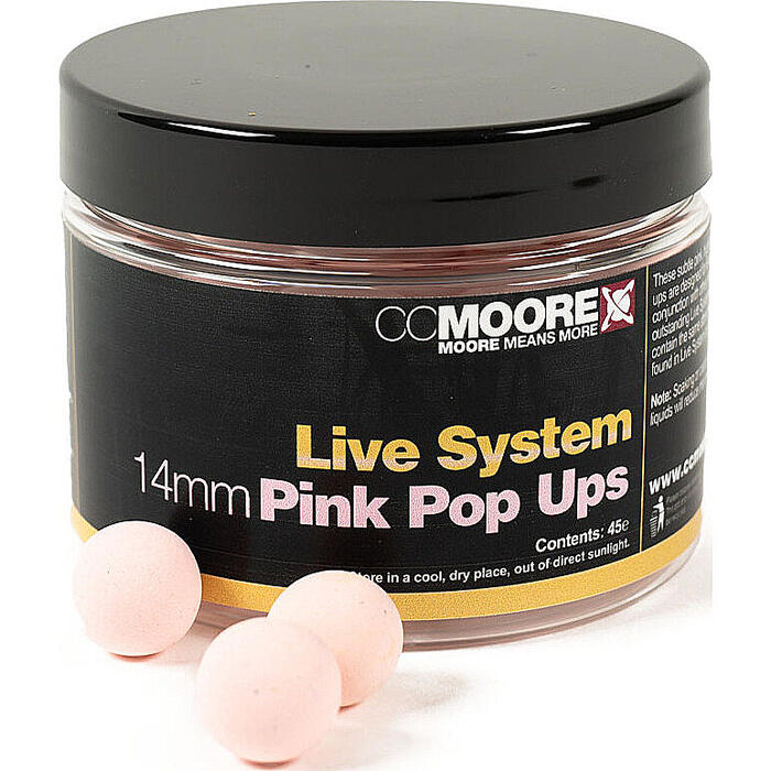 CC Moore Live System Pop Ups Pink 14mm