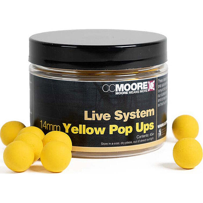 CC Moore Live System Pop Ups Yellow 14mm