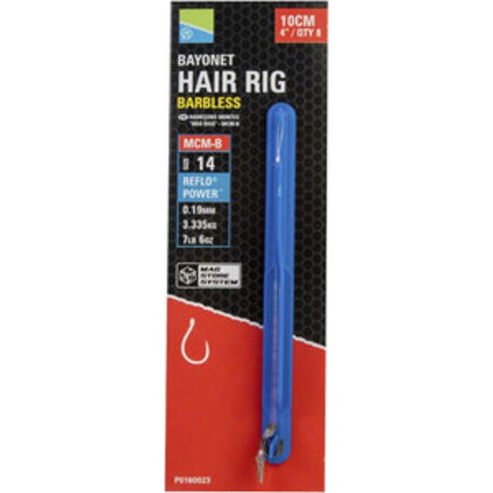 Preston Mcm-B Hair Rigs 10cm H14 0.19mm Bayonet