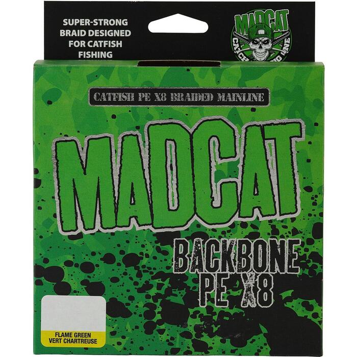 Madcat Backbone 300m 0.30mm 27.3kg Chartreuse