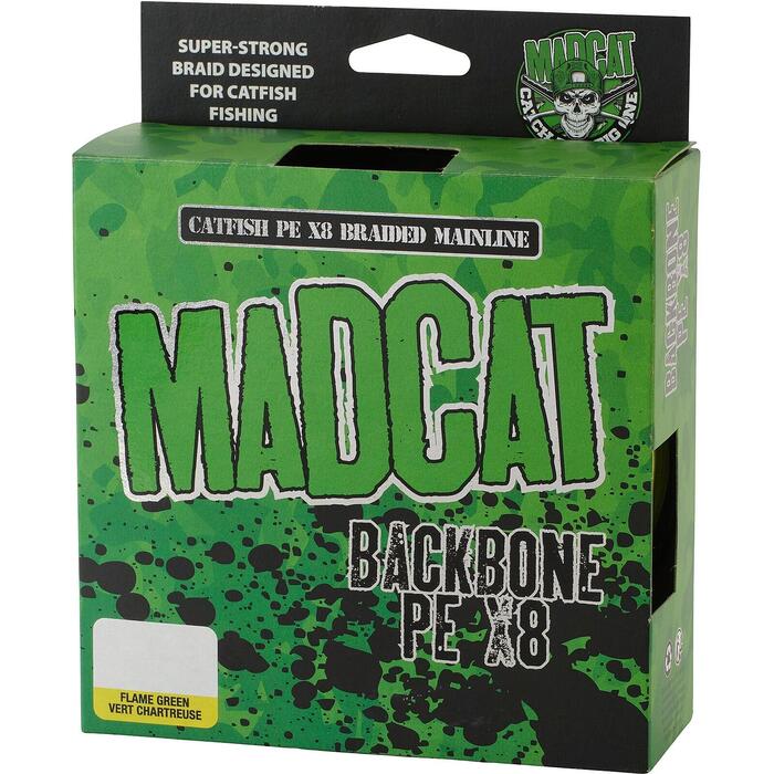Madcat Backbone 300m 0.35mm 31.8kg Chartreuse