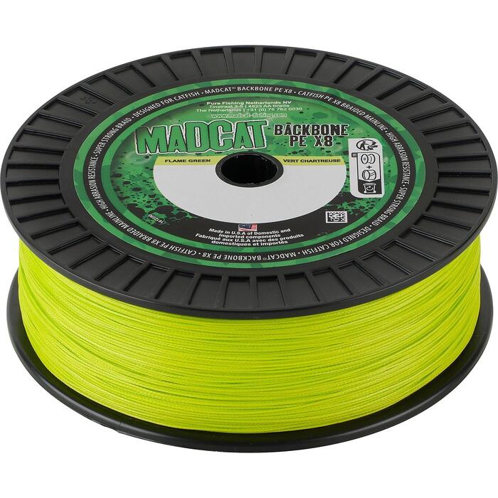 Madcat Backbone 600m 0.40mm 40.9kg Chartreuse