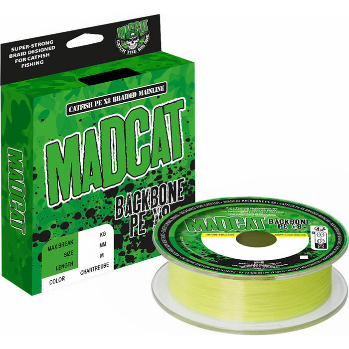 Madcat Backbone 600m 0.40mm 40.9kg Chartreuse