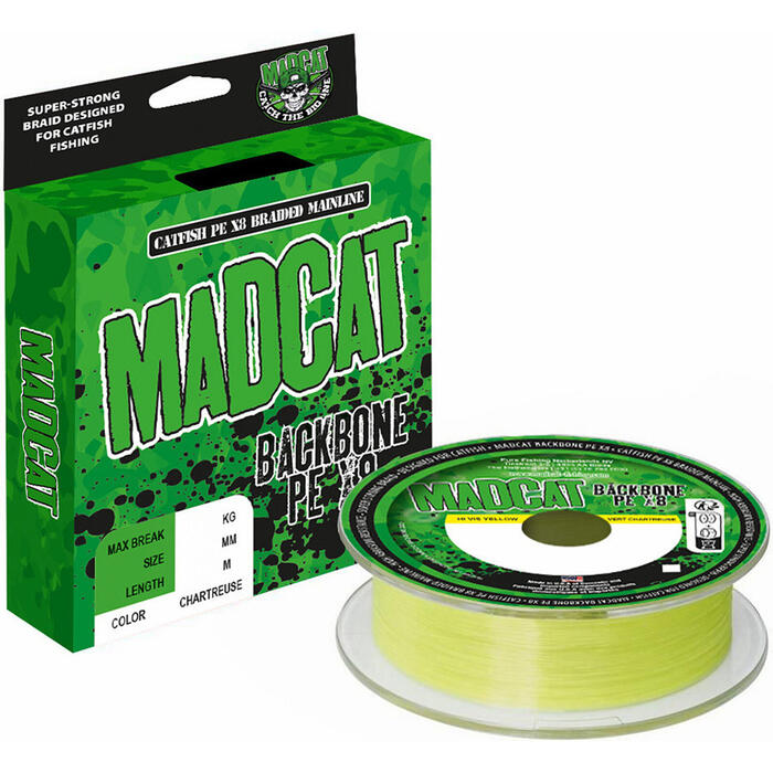 Madcat Backbone 600m 0.45mm 47.7kg Chartreuse