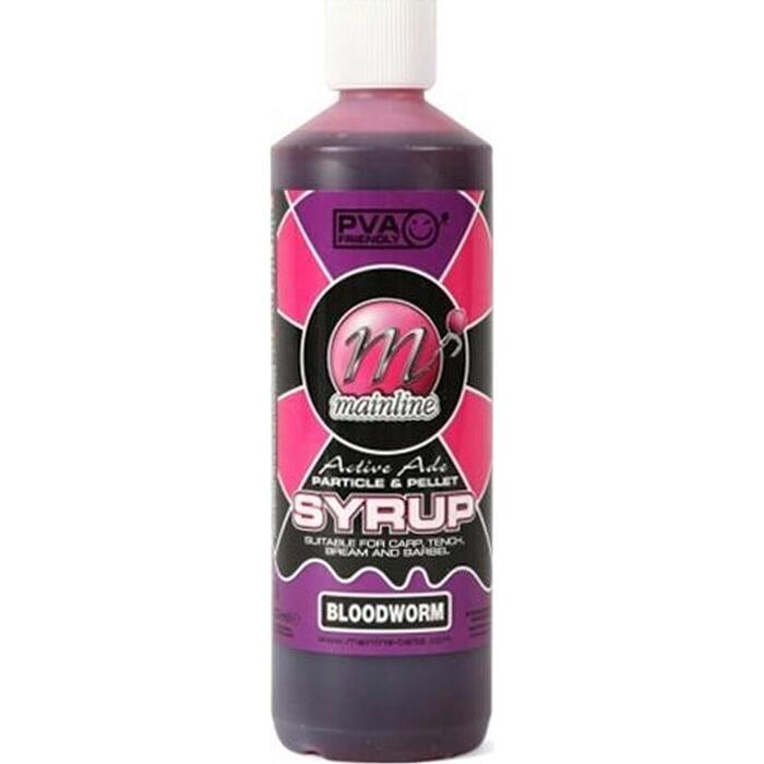 Mainline Active Ade Particle and Pellet Syrup Bloodworm 500ml