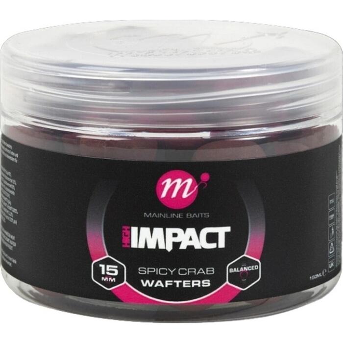 Mainline High Impact Balanced Wafters Spicy Crab 15mm