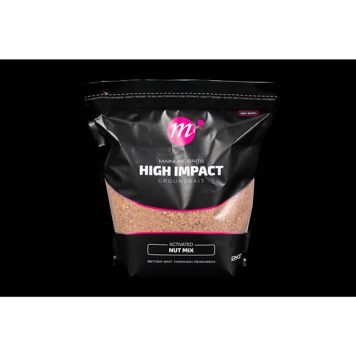 Mainline High Impact Groundbait Activated Nut Mix 2kg