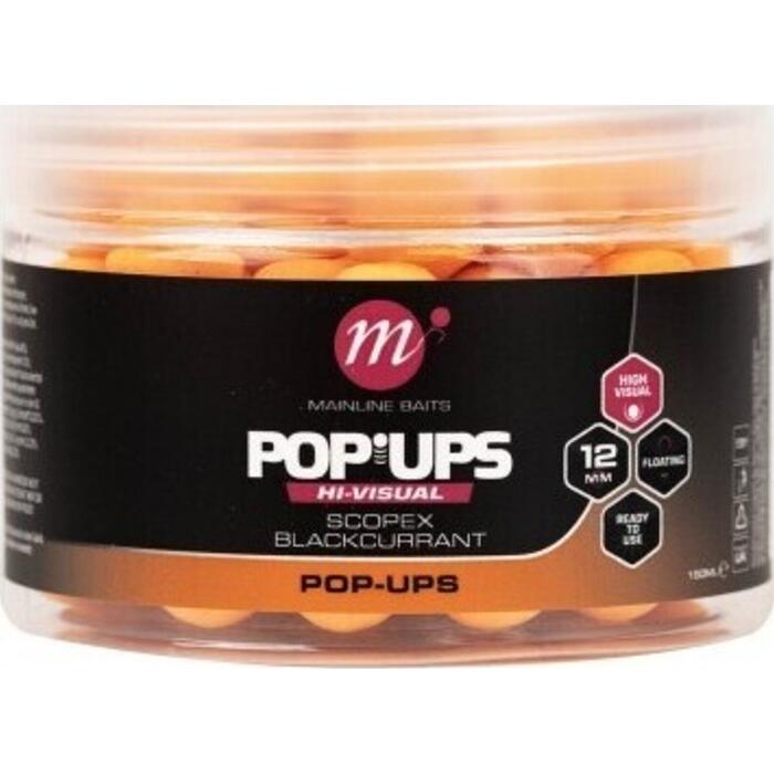 Mainline High Visual Pop-ups Scopex & Blackcurrant 12mm