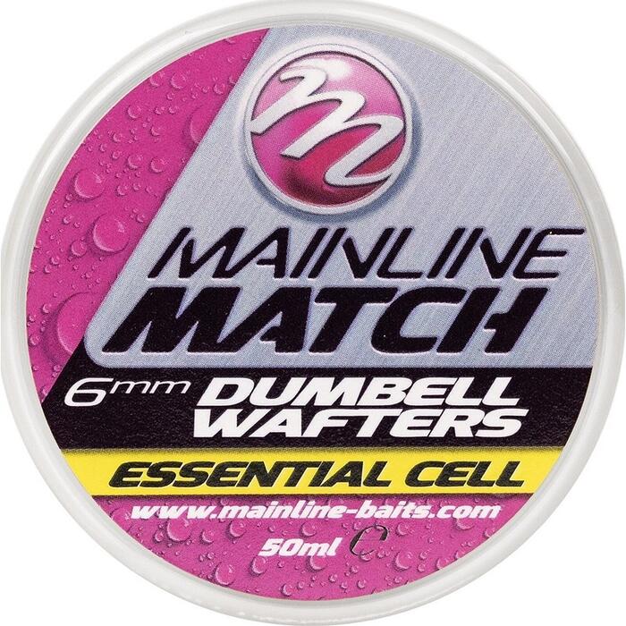 Mainline Match Dumbell Wafters 8mm Yellow Essential Cell