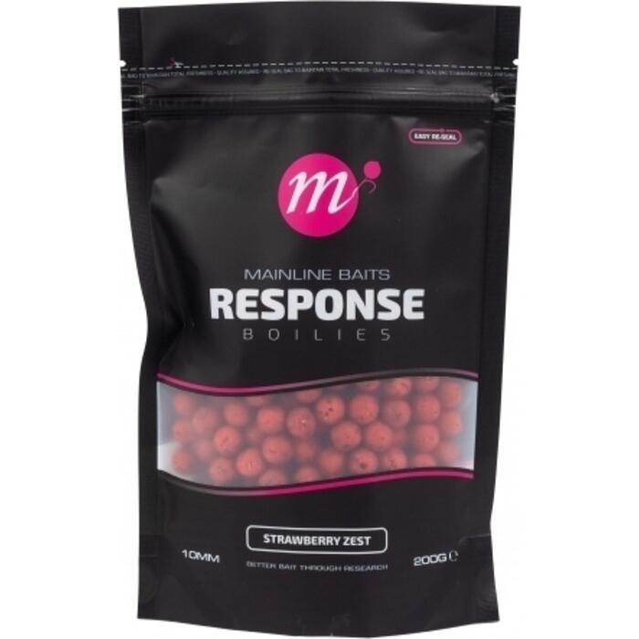 Mainline Response Range Boilies Strawberry Zest 10mm 200gr