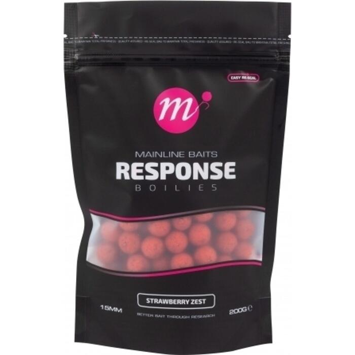 Mainline Response Range Boilies Strawberry Zest 15mm 450gr