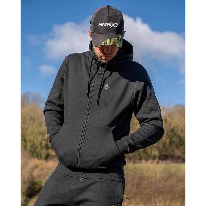 Matrix Black Stealth Zip Hoody XL