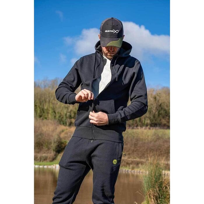 Matrix Black Stealth Zip Hoody XXXL