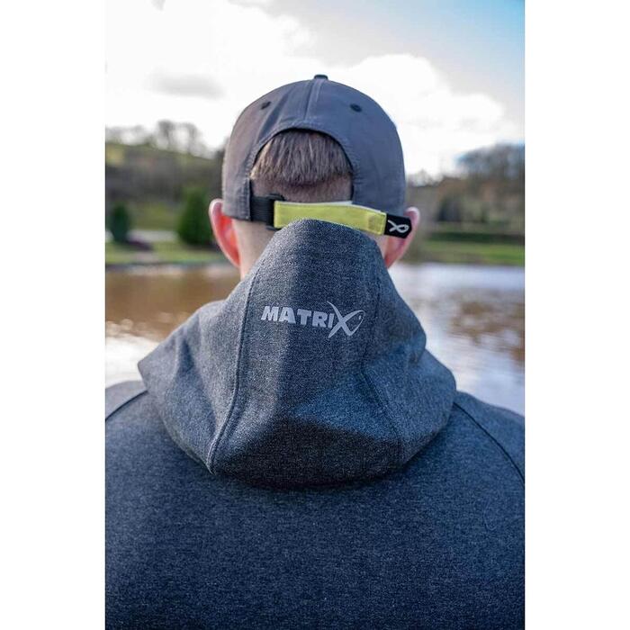 Matrix Charcoal Marl Zip Hoody XL