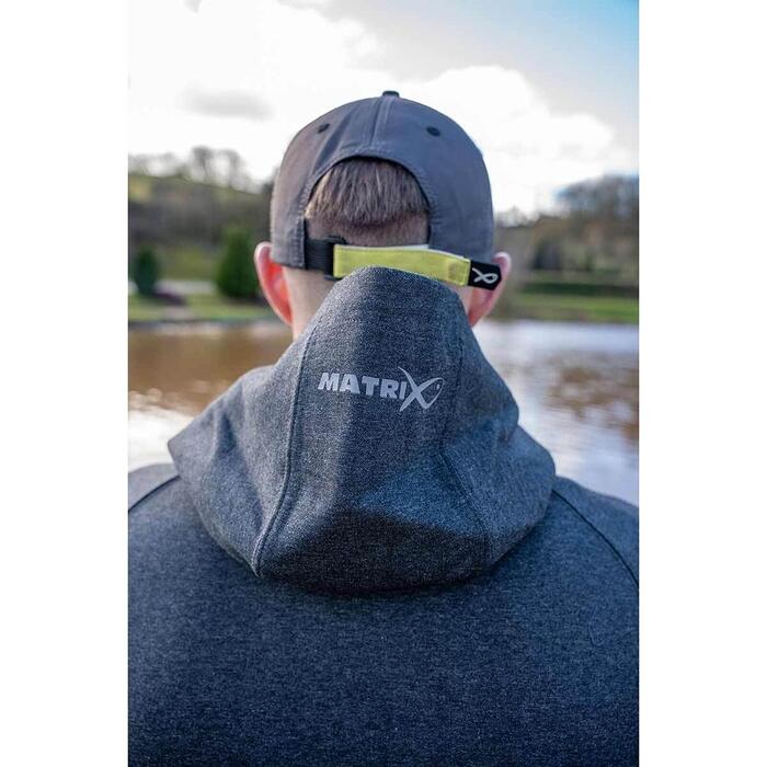 Matrix Charcoal Marl Zip Hoody XXL