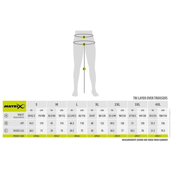 Matrix Tri-Layer Over Trousers 25K XL