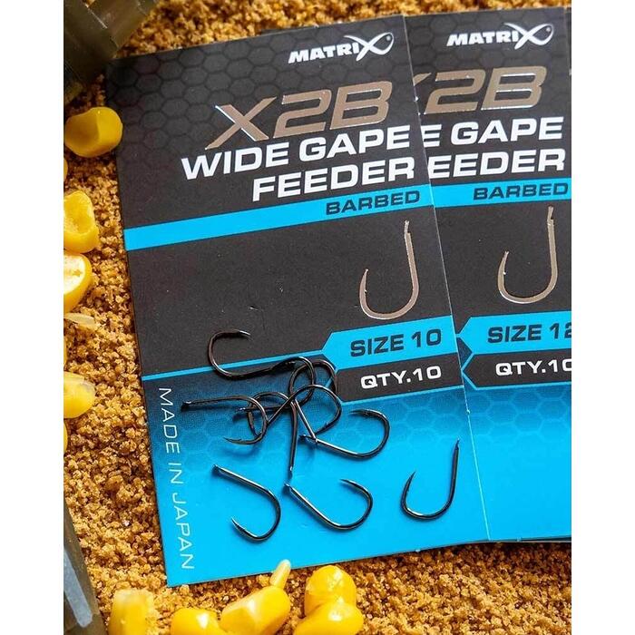 Matrix X2B Wide Gape Feeder #10 Barbed