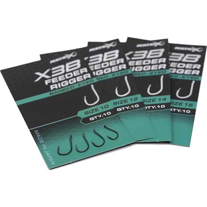 Matrix X3B Feeder Rigger #16 Barbed - Eyed