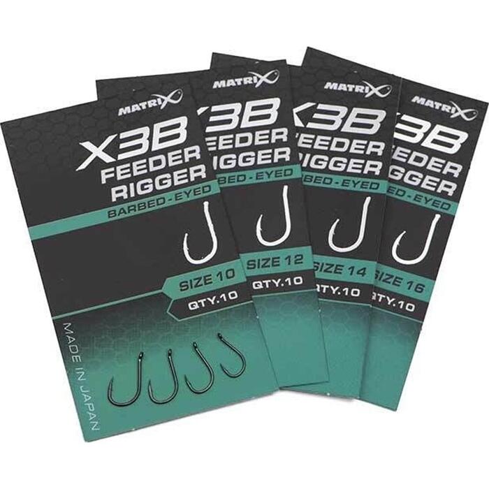 Matrix X3B Feeder Rigger #16 Barbed - Eyed