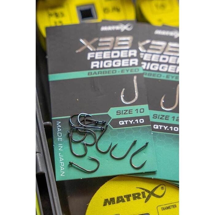 Matrix X3B Feeder Rigger #16 Barbed - Eyed