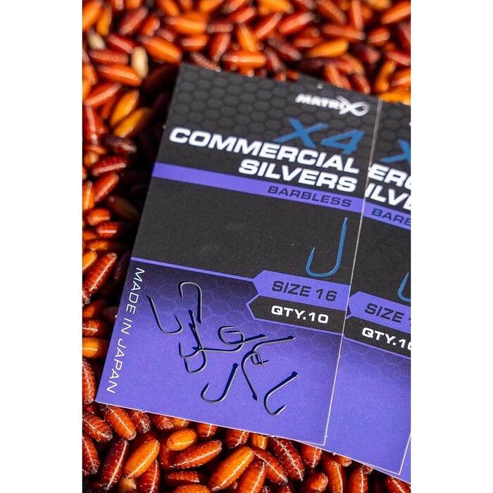Matrix X4 Commercial Silvers #20 Barbless