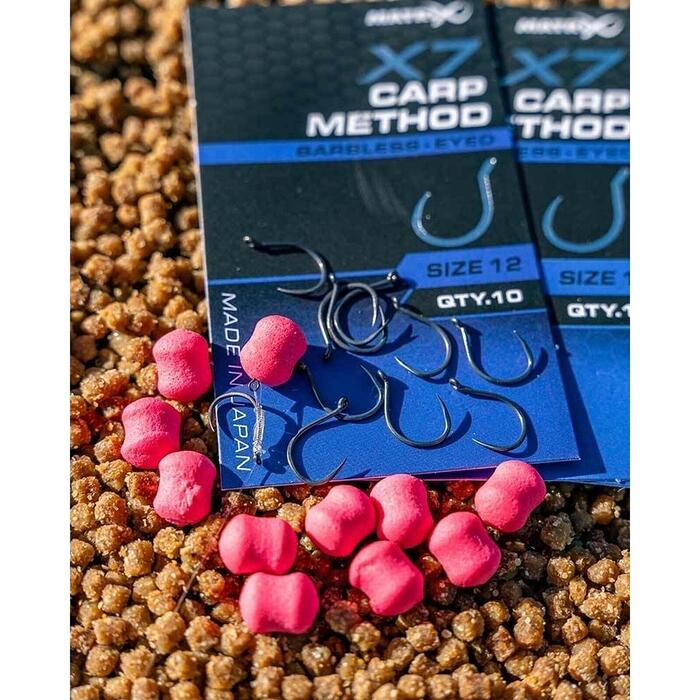 Matrix X7 Carp Method #12 Barbless - Eyed