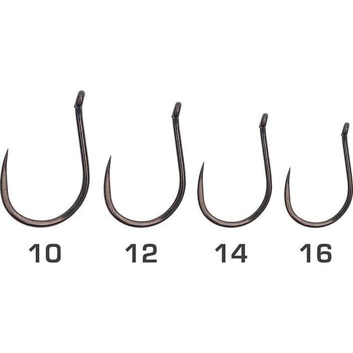 Matrix X9 Carp Wide Gape #14 Barbless - Eyed