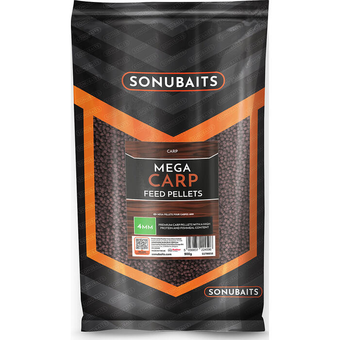 Sonubaits Mega Carp Pellets 4mm 900gr
