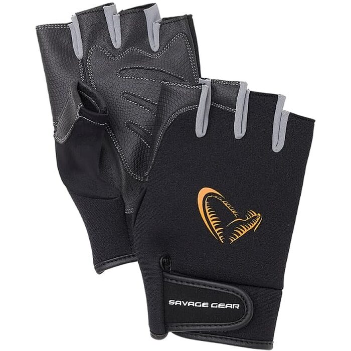 Savage Gear Neoprene Half Finger Black M