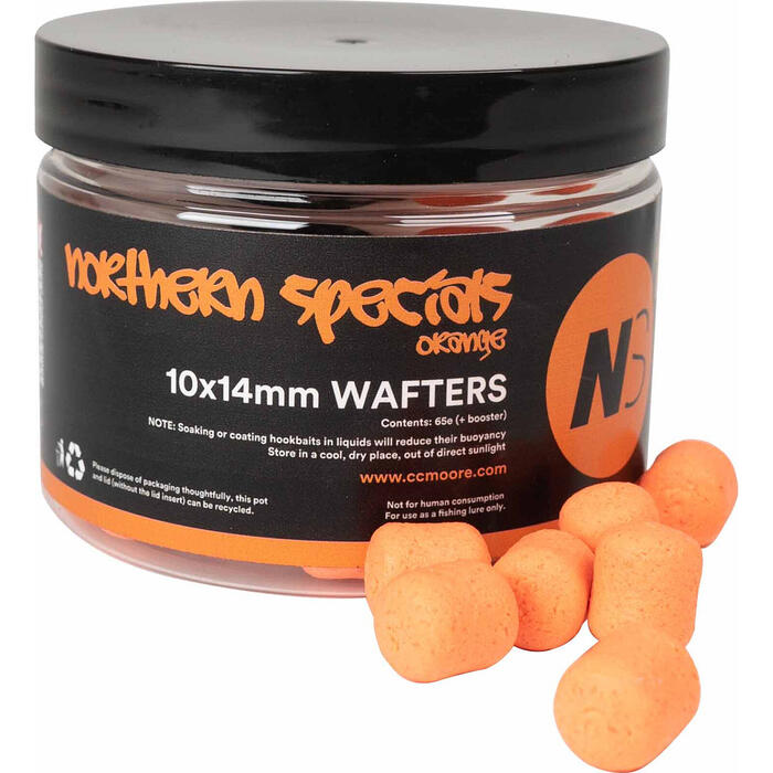 CC Moore NS1 Dumbell Wafters 10X14mm Orange