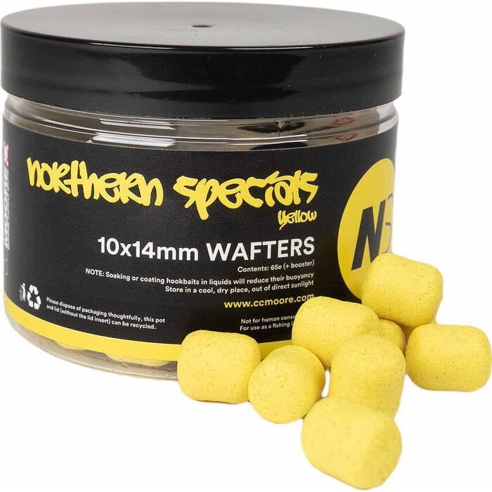 CC Moore NS1 Dumbell Wafters 10X14mm Yellow