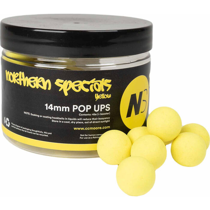 CC Moore NS1 Pop Ups Yellow 14mm