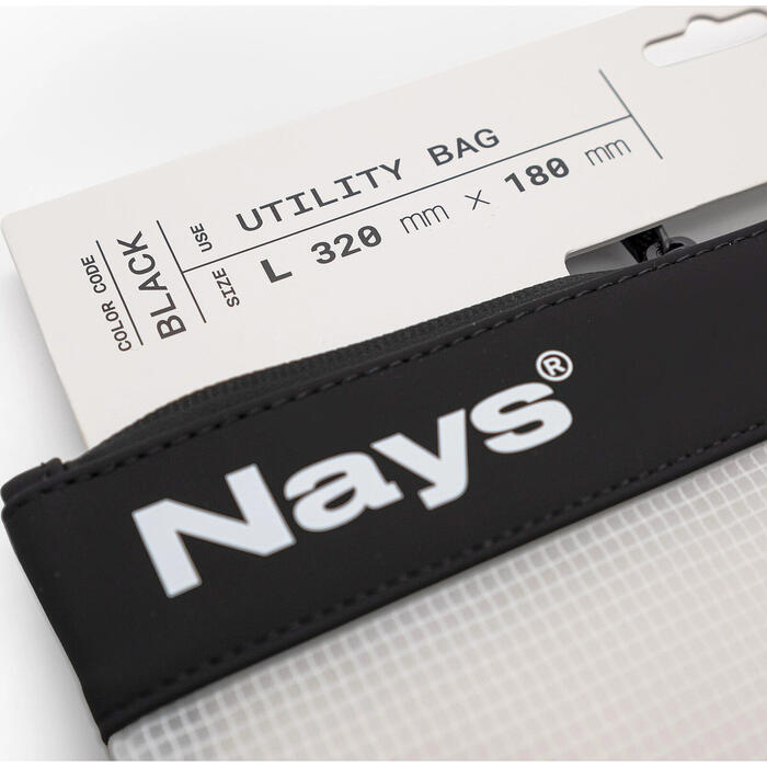 Nays Utility Bag L Black 320 mm x 180 mm L