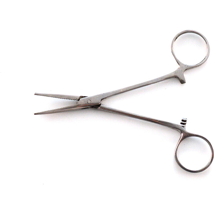 Onthaaktang RVS 13cm Gebogen