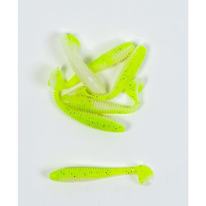 Onyx Screw Tail Worm 7.5cm Yellow