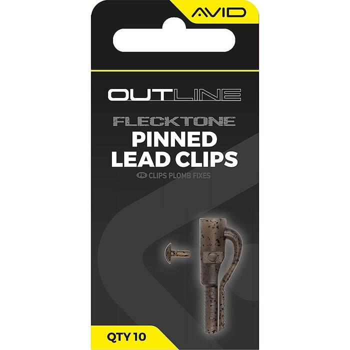 Avid Outline FleckTone Pinned Lead Clips